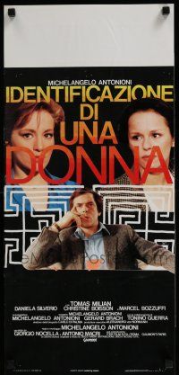 4p532 IDENTIFICATION OF A WOMAN Italian locandina '82 Antonioni's Identificazione di una Donna!