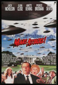 4p010 MARS ATTACKS! South American '96 directed by Tim Burton, Jack Nicholson, Glenn Close!
