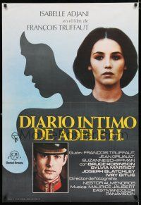 4p252 STORY OF ADELE H. Spanish '75 Francois Truffaut's L'Histoire d'Adele H., Isabelle Adjani