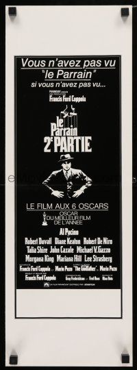 4p024 GODFATHER PART II French Swiss '74 Al Pacino in Francis Ford Coppola classic crime sequel!