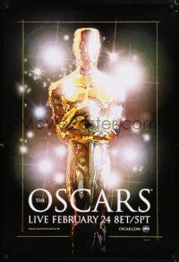 4r013 80TH ANNUAL ACADEMY AWARDS DS 1sh '07 cool stylized art of the Oscar statute and lights!