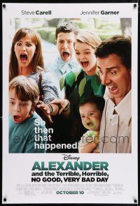 4r028 ALEXANDER & THE TERRIBLE, HORRIBLE, NO GOOD, VERY BAD DAY advance DS 1sh '14 Steve Carell!
