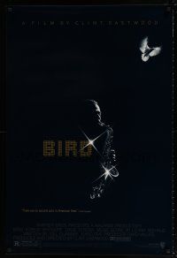 4r089 BIRD 1sh '88 directed by Clint Eastwood, biography of jazz legend Charlie Parker!