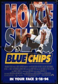 4r100 BLUE CHIPS advance 1sh '94 basketball, Nick Nolte, Ed O'Neal & Shaquille O'Neal!