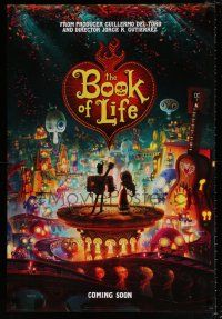 4r105 BOOK OF LIFE style A-ALT int'l teaser DS 1sh '14 Diego Luna, Zoe Saldana, Channing Tatum!