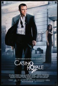 4r131 CASINO ROYALE advance DS 1sh '06 Daniel Craig as James Bond & sexy Eva Green!