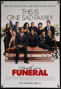 4r195 DEATH AT A FUNERAL advance DS 1sh '10 James Marsden, Peter Dinklage, one sad family!