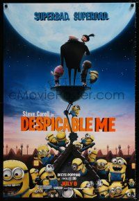 4r197 DESPICABLE ME July 9 style advance DS 1sh '10 Steve Carell, cute CGI, superbad, superdad!