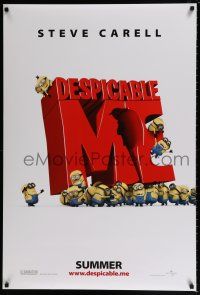 4r198 DESPICABLE ME Summer style advance DS 1sh '10 Steve Carell, cute CGI, cool title treatment!