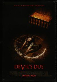 4r202 DEVIL'S DUE style C int'l advance DS 1sh '14 Zach Gilford, incredibly creepy image!
