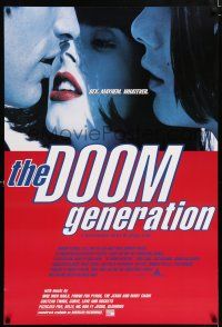 4r212 DOOM GENERATION DS 1sh '95 sex, mayhem, whatever, a heterosexual movie by Gregg Araki!