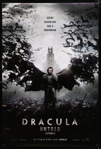 4r213 DRACULA UNTOLD teaser DS 1sh '14 every bloodline has a beginning, vampires!