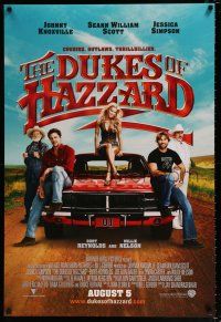4r214 DUKES OF HAZZARD advance DS 1sh '05 Knoxville, Scott, Jessica Simpson, Willie Nelson!