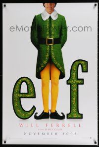 4r224 ELF teaser 1sh '03 Jon Favreau directed, James Caan & Will Ferrell in Christmas comedy!