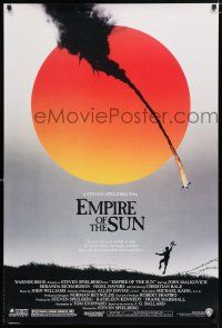 4r227 EMPIRE OF THE SUN 1sh '87 Stephen Spielberg, John Malkovich, first Christian Bale!
