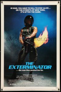 4r247 EXTERMINATOR 1sh '80 Robert Ginty is the man they pushed too far!