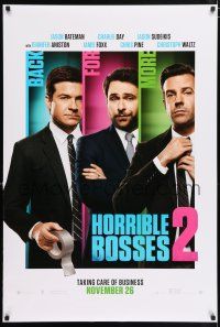 4r355 HORRIBLE BOSSES 2 teaser DS 1sh '14 Waltz, Foxx, Bateman, Day, Sudeikis, Aniston, Pine!