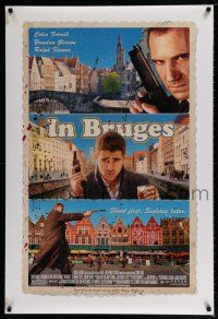 4r373 IN BRUGES DS 1sh '08 Colin Farrell, Brendan Gleeson, Ralph Fiennes!