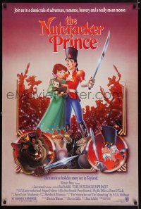 4r558 NUTCRACKER PRINCE 1sh '90 cartoon, a classic tale of adventure, romance & bravery!