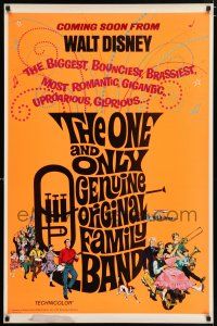 4r564 ONE & ONLY GENUINE ORIGINAL FAMILY BAND advance 1sh '68 laughingest star-spangled hullabaloo!