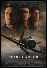 4r579 PEARL HARBOR cast style advance DS 1sh '01 Ben Affleck, Josh Hartnett, Beckinsale, WWII!