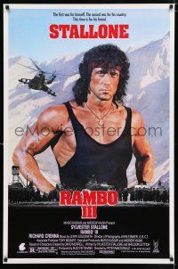 4r633 RAMBO III 1sh '88 Sylvester Stallone returns as John Rambo!