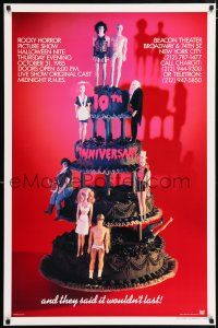 4r665 ROCKY HORROR PICTURE SHOW teaser 1sh R85 by Tim Curry, cool Barbie Dolls on cake image!