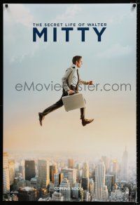 4r681 SECRET LIFE OF WALTER MITTY style A int'l teaser DS 1sh '13 image of Ben Stiller over city!