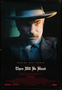 4r763 THERE WILL BE BLOOD DS 1sh '07 close-up of Daniel Day-Lewis, P.T. Anderson directed!
