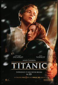 4r775 TITANIC April 6 IMAX DS 1sh R12 Leonardo DiCaprio, Kate Winslet, directed by James Cameron!