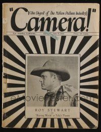 4s256 CAMERA magazine June 9, 1923 digest of the motion picture industry, William S. Hart comic!