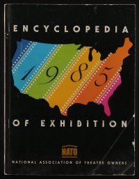 4s017 ENCYCLOPEDIA OF EXHIBITION 1985 exhibitor magazine '85 National Association of Theatre Owners
