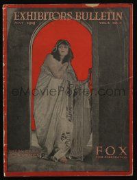 4s020 EXHIBITORS BULLETIN exhibitor magazine May 1918 Theda Bara in both Salome & Cleopatra!