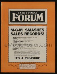 4s021 EXHIBITORS FORUM exhibitor magazine December 8, 1928 MGM smashes sales records!