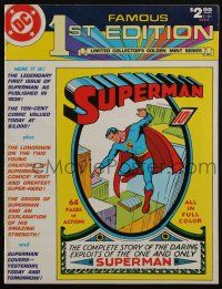 4s230 FAMOUS 1ST EDITION magazine '78 limited collectors' golden mint series, Superman Comics No. 1