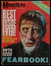 4s207 FAMOUS MONSTERS OF FILMLAND magazine yearbook 1971 best horror packed Fearbook issue!