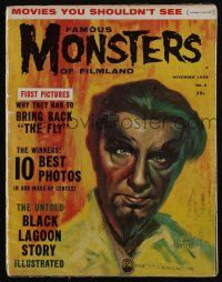 4s202 FAMOUS MONSTERS OF FILMLAND vol 1 no 5 magazine November 1959 the untold Black Lagoon story!