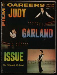 4s262 FILM CAREERS magazine March 1963 Judy Garland's full-length life story, heavily illustrated!
