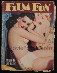 4s265 FILM FUN magazine December 1941 sexy Clara Bow + great cover art by Enoch Bolles!