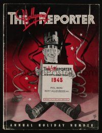 4s062 HOLLYWOOD REPORTER exhibitor magazine Jan 2, 1945 special 100-page New Year issue, Kapralik!