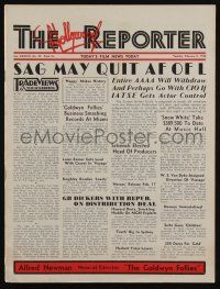 4s052 HOLLYWOOD REPORTER exhibitor magazine February 8, 1938 w/28-page insert for Goldwyn Follies!