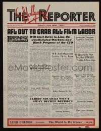 4s057 HOLLYWOOD REPORTER exhibitor magazine Sep 10, 1940 w/5-page insert for RKO's Lucky Partners!