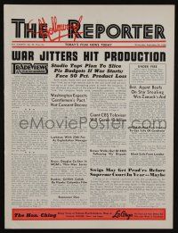 4s054 HOLLYWOOD REPORTER exhibitor magazine Sep 28, 1938 w/5-page insert for Too Hot to Handle!