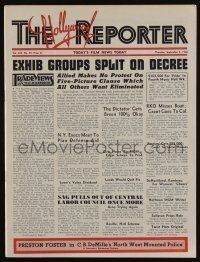 4s056 HOLLYWOOD REPORTER exhibitor magazine Sep 5, 1940 w/16-page insert about MGM 16th birthday!