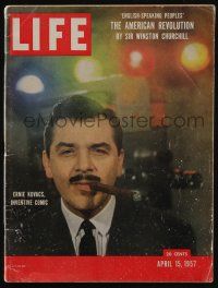 4s273 LIFE MAGAZINE magazine April 15, 1957 Audrey Hepburn in Funny Face, Ernie Kovacs + more!