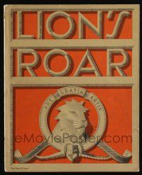 4s005 LION'S ROAR vol 1 no 4 exhibitor magazine '41 cover art of Leo the Lion by Jacques Kapralik!
