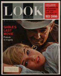 4s163 LOOK magazine January 31, 1961 sexy Marilyn Monroe & Clark Gable in The Misfits!