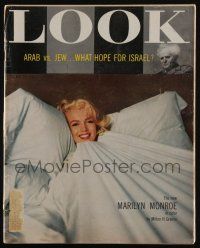 4s158 LOOK magazine May 29, 1956 the new Marilyn Monroe in color by Milton H. Greene!