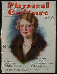 4s250 PHYSICAL CULTURE magazine November 1928 cover art by Haskell Coffin, Henry Ford's success!