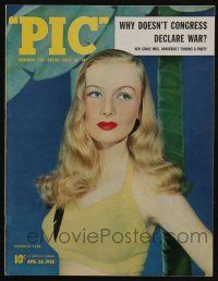 4s179 PIC magazine April 28, 1942 sexy Veronica Lake in This Gun For Hire + tanning machines!